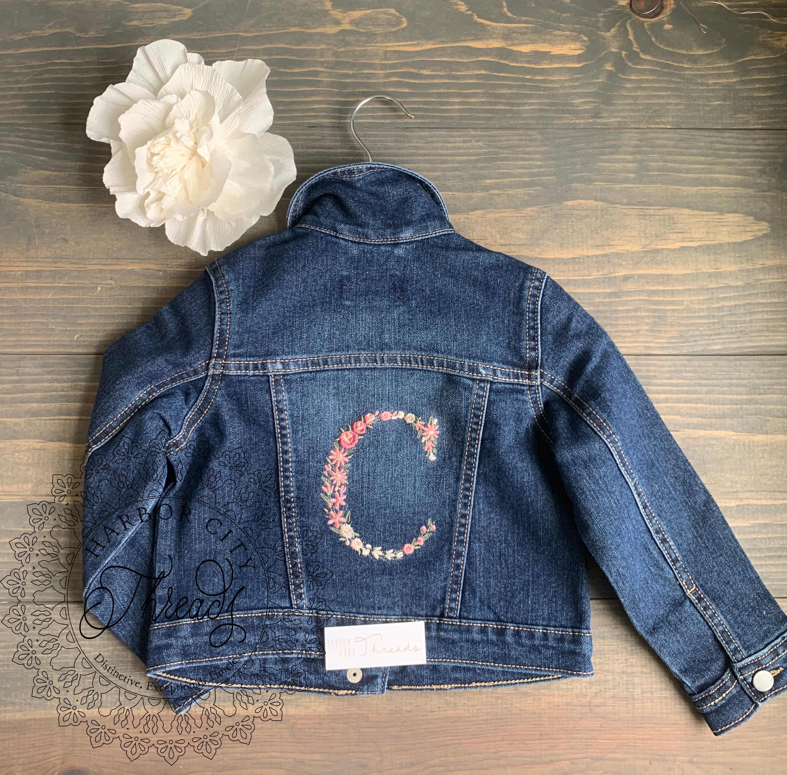 Buy Girl's Denim Jacket Kid Embroidered Hole Denim Jacket Female Denim  Clothing Coat 9-15 Age(More Styles Available) Online at desertcartINDIA